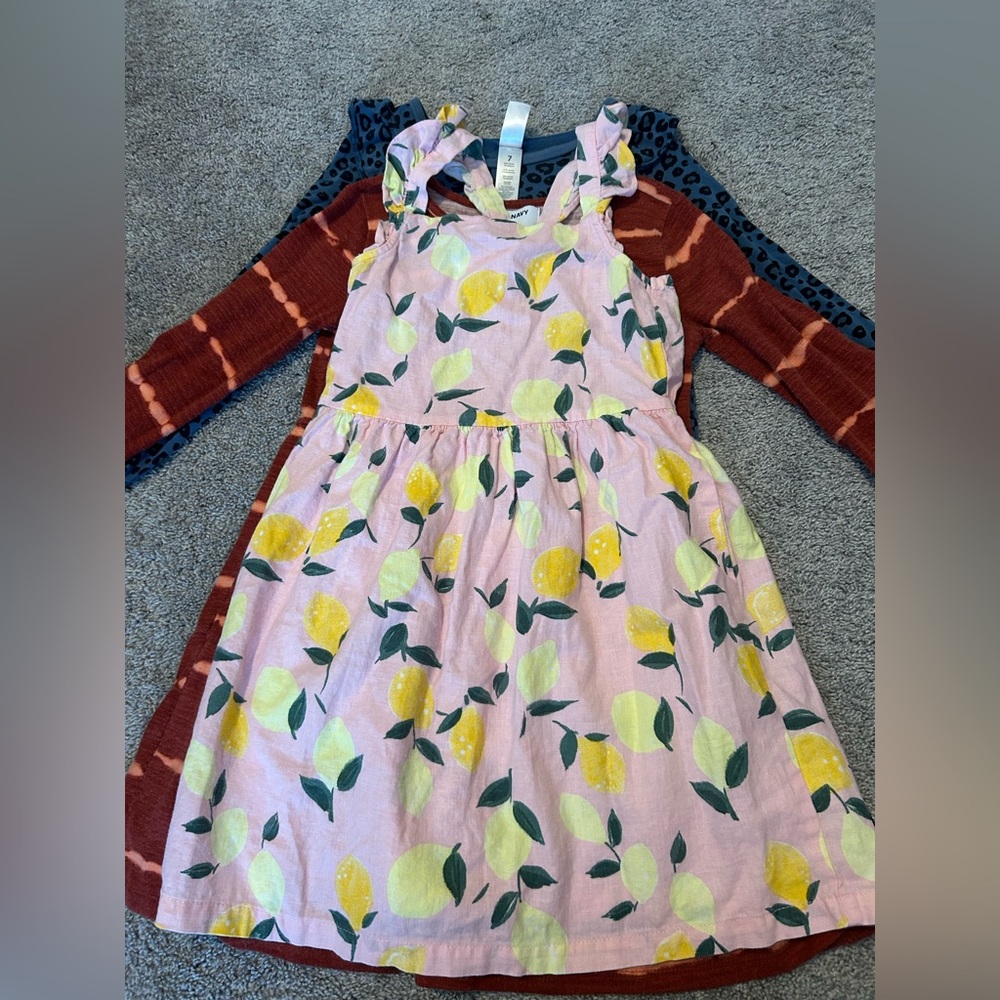 Girls dresses, set of 3 sizes 7/8